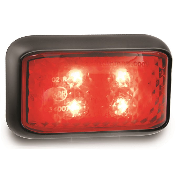 LED Autolamps 35RM Red Rear End Outline Marker Lamp